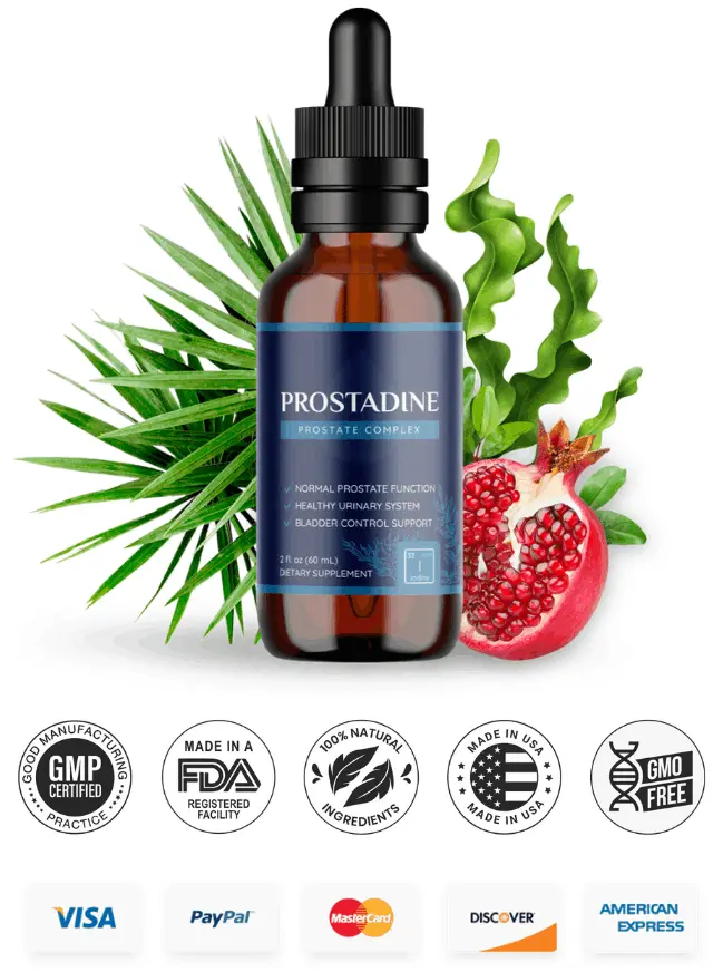 hero bottle image plus credit cards and certifications